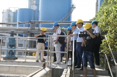 浙江省生态环境厅一行到莅临太阳集团官网考察指导