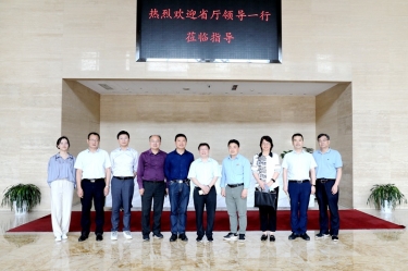 省人力社保厅二级巡视员陈荣华一行莅临太阳集团官网调研人才工作